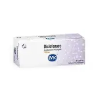 Diflenac cápsulas 100 mg, caja x 20 cápsulas