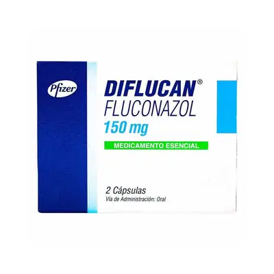 Diflucan cápsulas 150 mg, caja x 2 unidades