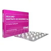Dinitrato de Isosorbide 10 mg caja x 300 tabletas