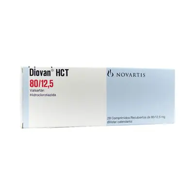 Diovan HCT Comprimidos 80 mg/12.5 mg caja x 28 unidades