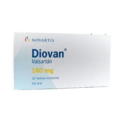 Diovan tabletas 160 mg caja x 28 unidades