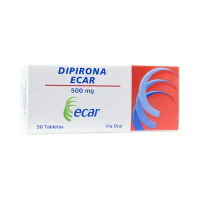 Dipirona 500 mg caja x 50 tabletas Ecar