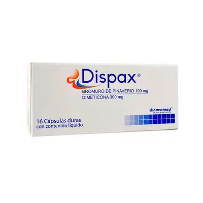 Dispax cápsulas 100/300 mg, caja x 16 unidades (Novamed)