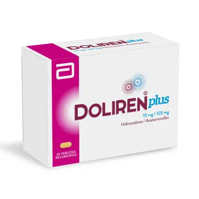 Doliren Plus tabletas recubiertas 10mg/325mg caja x 30 unidades