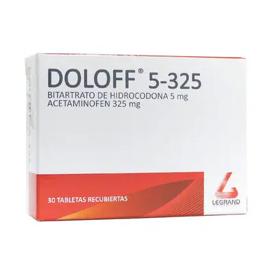 Doloff tabletas 5-325mg caja x 30 unidades