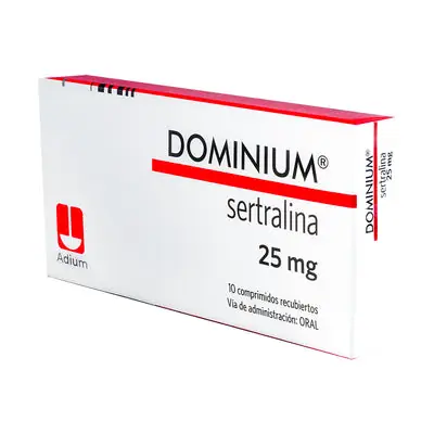 Dominium 25 mg comprimidos, caja x 10 unidades