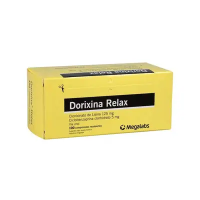 Dorixina Relax comprimidos 125 mg/5 mg, caja x 100 unidades