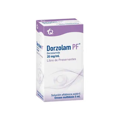 Dorzolam PF solución oftálmica 20 mg/ml caja 5 ml
