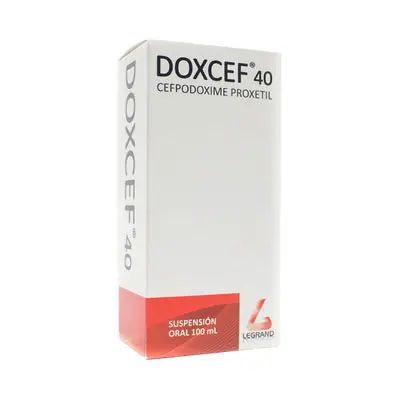 Doxcef suspensión 40 mg caja 100 ml