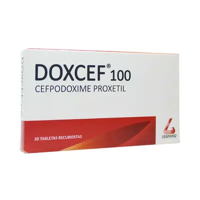 Doxcef tabletas 100 mg caja x 20 unidades
