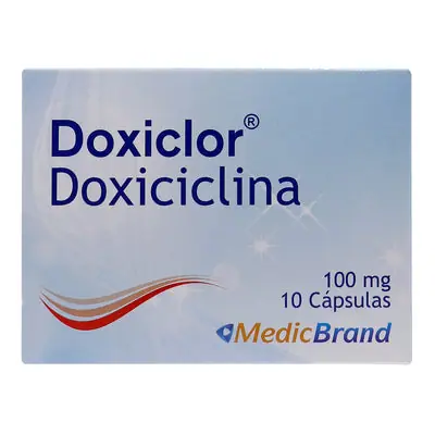 Doxiclor cápsulas 100 mg caja x 10 unidades – Coaspharma