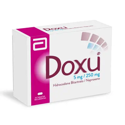 Doxu tabletas 5mg/250mg caja x 20 unidades