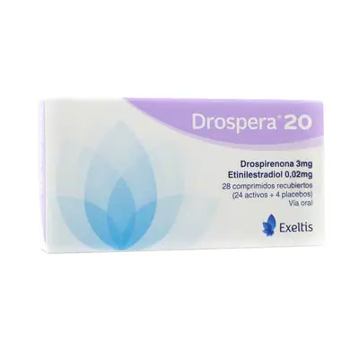 Drospera 20 tabletas, caja x 28 unidades