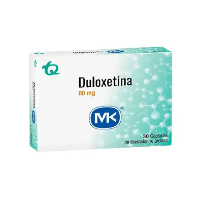 Duloxetina Mk tabletas 60 mg caja x 30 unidades