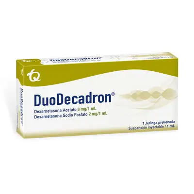 Duo-Decadron jeringa prellenada 8+2 mg caja 1 x 1 ml