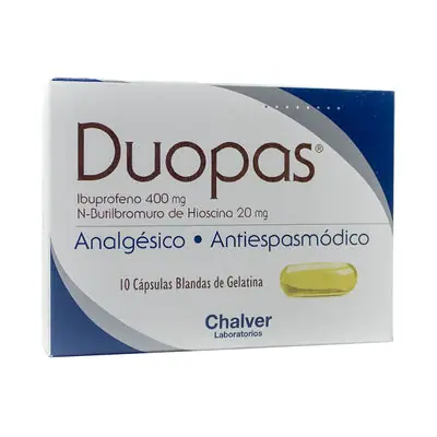Duopas Cbg cápsulas caja x 10 unidades