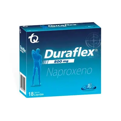 Durafex cápsulas 500 mg caja x 18 unidades