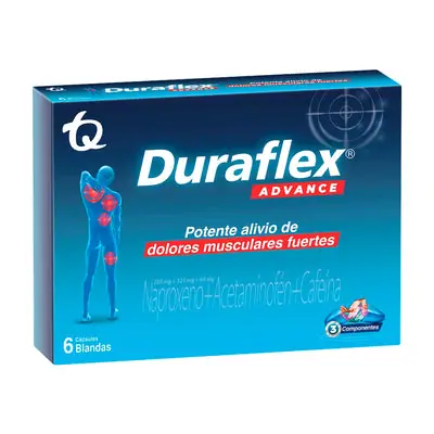 Duraflex Muscular Advance+++ cápsulas caja x 6 unidades