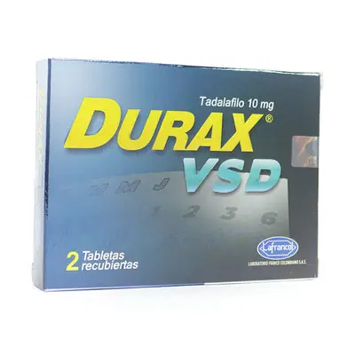 Durax Vsd tabletas 10 mg caja x 2 unidades