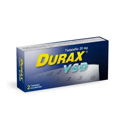Durax Vsd tabletas 20 mg caja x 2 unidades