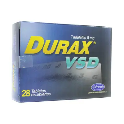 Durax Vsd tabletas 5 mg caja x 28 unidades