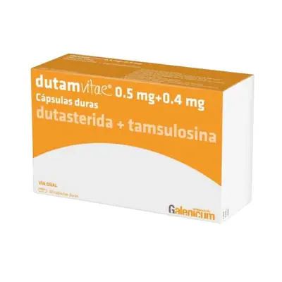 Dutamvitae cápsulas 0.5 mg/0.4 mg, caja x 30 unidades