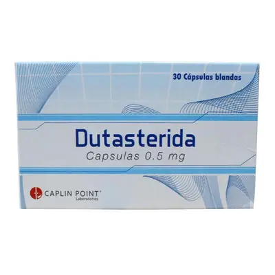 Dutasterida 0.5 mg cápsulas blandas, caja x 30 unidades