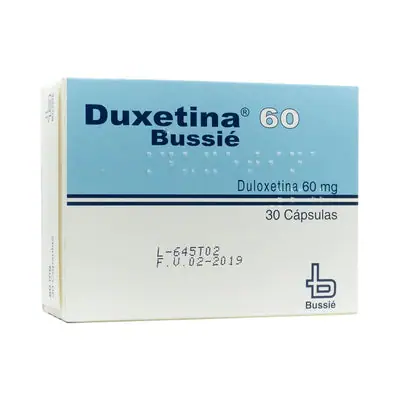 Duxetina cápsulas 60 mg caja x 30 unidades