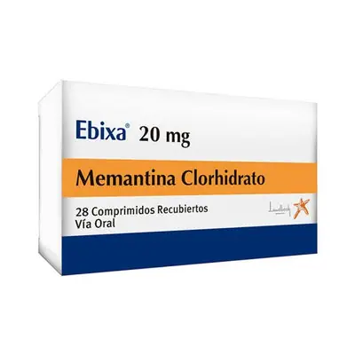 Ebixa comprimidos 20 mg, caja x 28 comprimidos