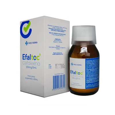Efaltec 250 mg polvo para reconstituir frasco 60 ml