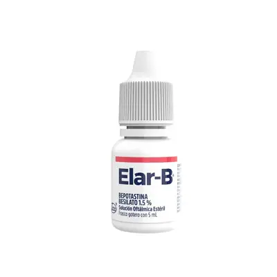 Elar-B bepotastina besilato 1,5 % gotero frasco 5 ml