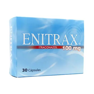 Enitrax cápsulas 100 mg, caja x 30 unidades