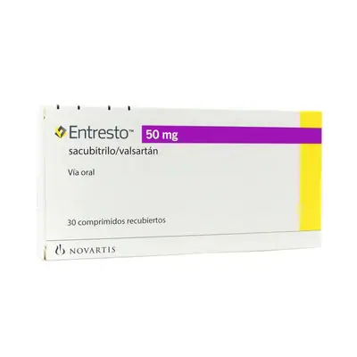 Entresto tabletas 50 mg caja x 30 unidades