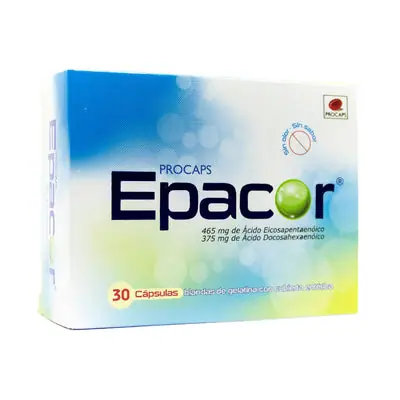 Epacor cápsulas, caja x 30 unidades