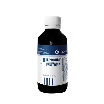 Epamin suspensión oral, caja con frasco de 240 ml