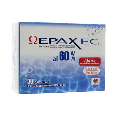 Epax Ec cápsulas, caja x 30 unidades