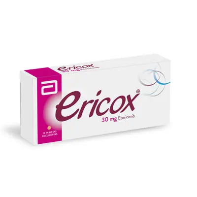Ericox tabletas 30 mg caja x 10 unidades