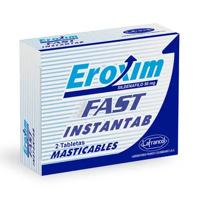 Eroxim Fast tabletas 50 mg caja x 2 unidades