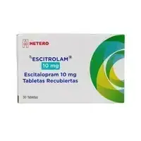 Escitalopram 10 mg caja x 28 tabletas
