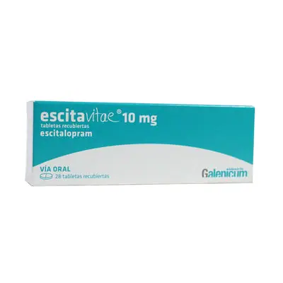 Escitavitae tabletas recubiertas 10 mg, caja x 28 unidades