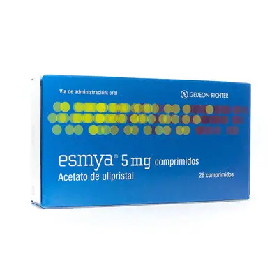 Esmya tabletas 5 mg, caja x 28 unidades (Gedeon Richter)