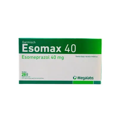 Esomax cápsulas 40 mg, caja x 28 unidades