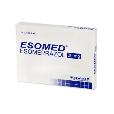 Esomed cápsulas 20 mg, caja x 14 unidades