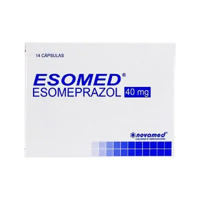 Esomed cápsulas 40 mg, caja x 14 unidades