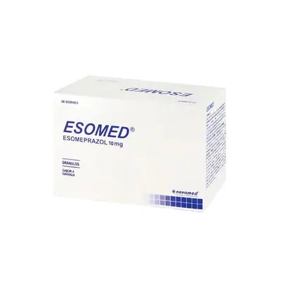 Esomed sobres 10 mg, caja x 28 unidades