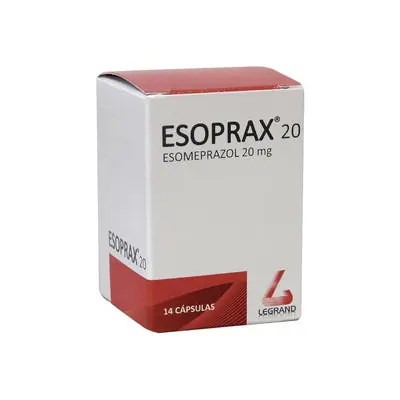 Esoprax cápsulas 20 mg caja x 14 unidades