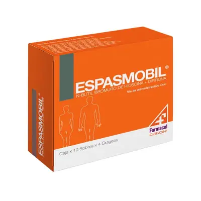 Espasmobil grageas 10 sobres caja x 4 unidades