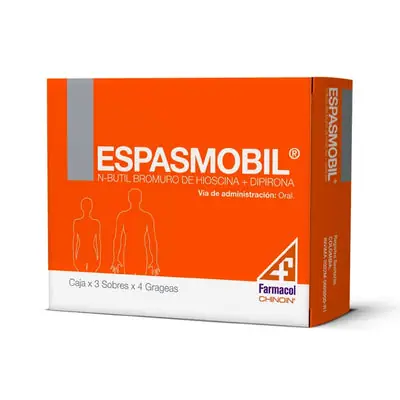 Espasmobil grageas 3 sobres x 4 unidades
