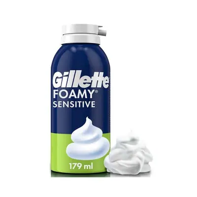 Espuma de afeitar Gillette Foamy Piel Sensible, frasco 179 ml