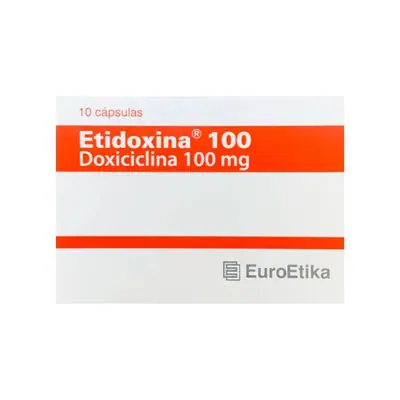 Etidoxina cápsulas 100 mg caja x 10 unidades